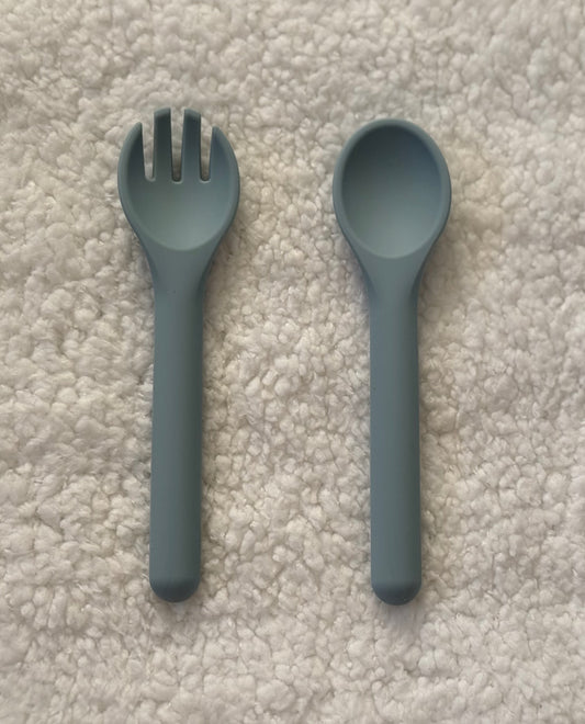Silicone Fork & Spoon Set