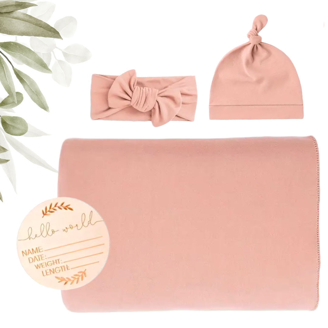 Newborn Announcement Gift Set | Pink