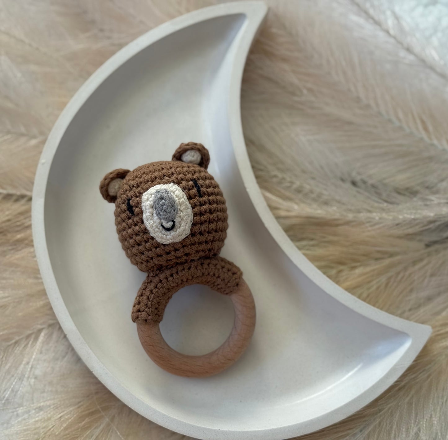 Crocheted Animal Rattle