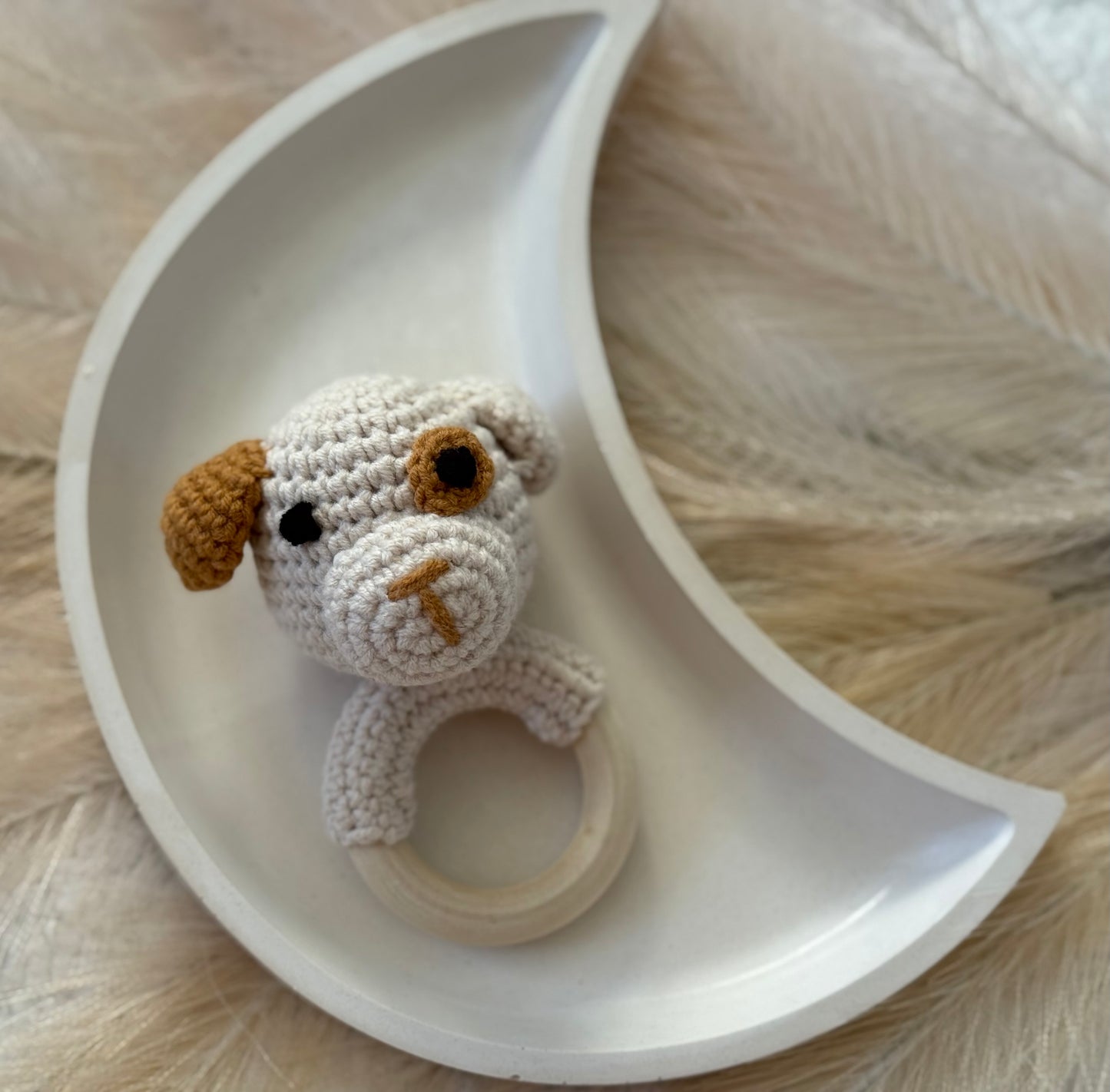 Crocheted Animal Rattle