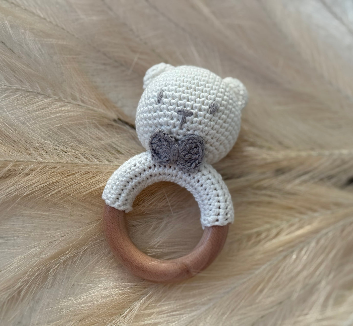 Crocheted Animal Rattle