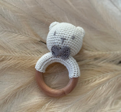 Crocheted Animal Rattle