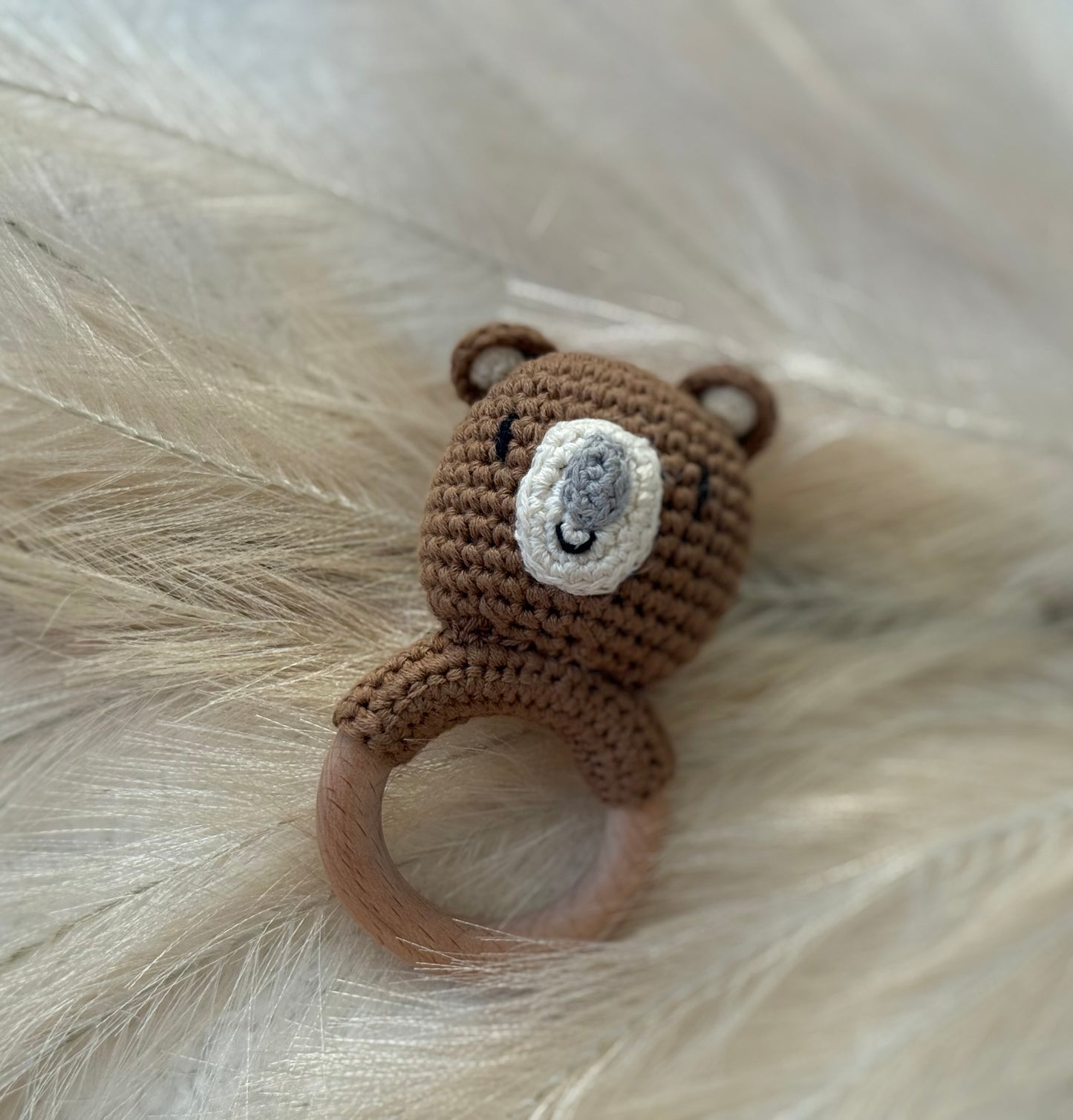 Crocheted Animal Rattle