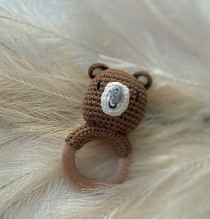 Crocheted Animal Rattle