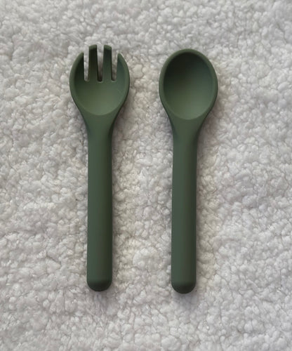 Silicone Fork & Spoon Set