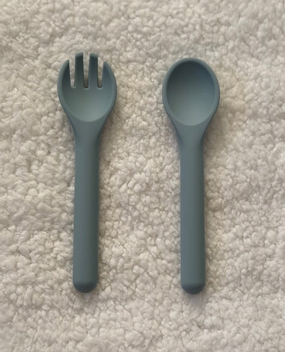 Silicone Fork & Spoon Set