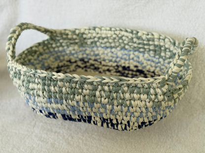 Handmade Crochet Basket | Ocean Sage