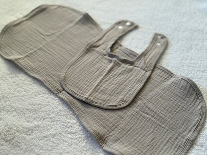 Baby Bib & Burp Cloth Set